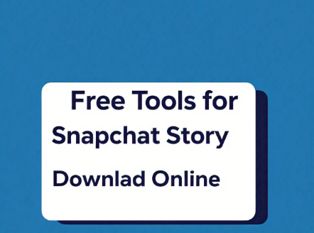 Snapchat Story Download Online