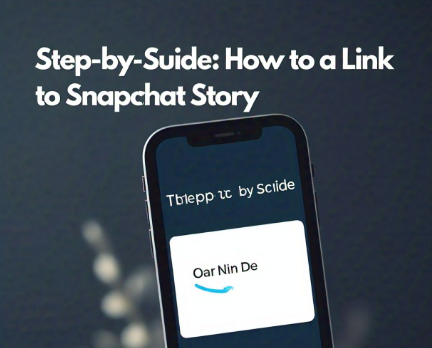 how to add a link to Snapchat story