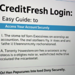 CreditFresh Mobile Login