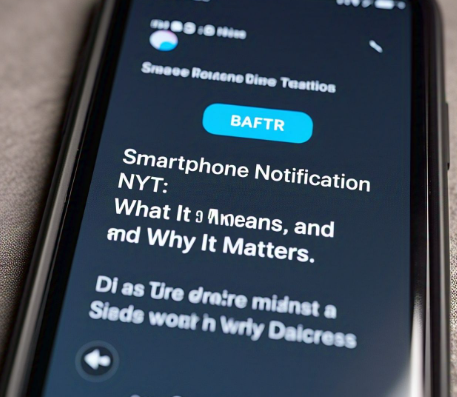 Smartphone Notification NYT